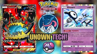The UNOWN Tech That Makes GUZZLORD Do Up To 170 DAMAGE!! Pokémon TCG Pocket
