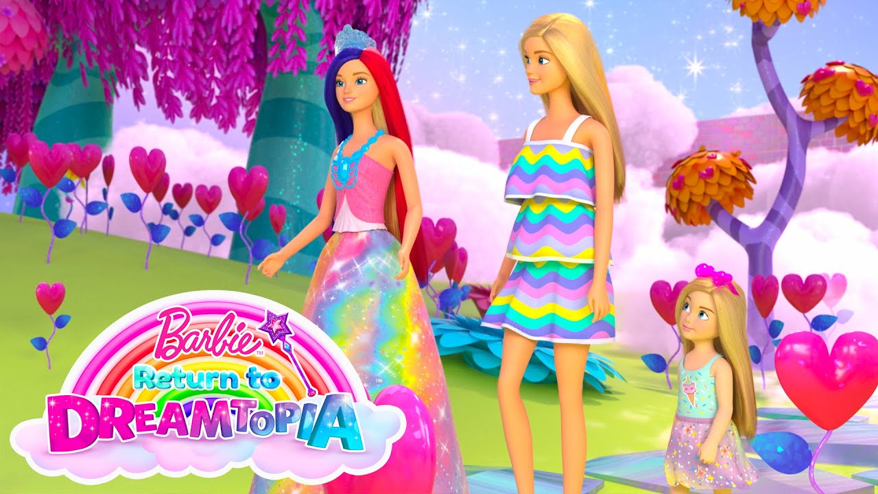 Barbie  🌈Barbie meets MERMAIDS & the RAINBOW QUEEN 👑 in