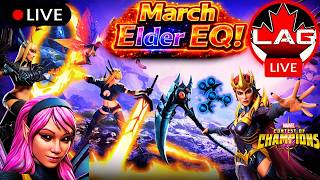🔴 WE BACK!! March Elder Event Quest &amp; Side Quest Grind! First Stream In Over A Month! Hangout! -MCOC