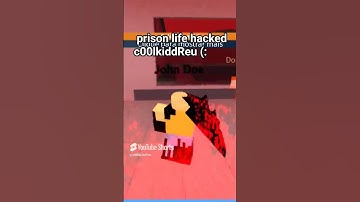 hacked prison life #c00lkidd #robloxhack #prisonlife #funny @Shorts