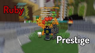 I hit RUBY PRESTIGE in Bedwars