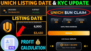 UNICH LISTING UPDATE : KYC VERIFICATION & PRICE REVEALED 