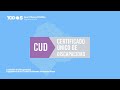 Certificado Único de Discapacidad (CUD)