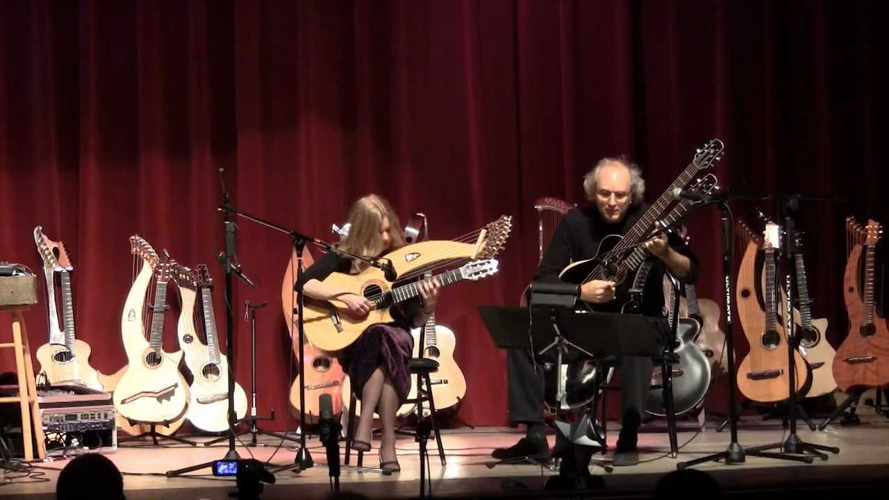 Muriel Anderson & John Doan perform Harp Guitar Duet "The Gathering" YouTube