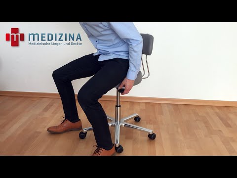 Video: Rundstuhl: Modelle Auf Rollen Mit Rückenlehne Und Gepolstertem Sitz, Halbrunde Versionen Auf Einem Fuß Mit Drehfuß