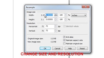 How To Increase Image Size And Resolution In CorelDraw X5?