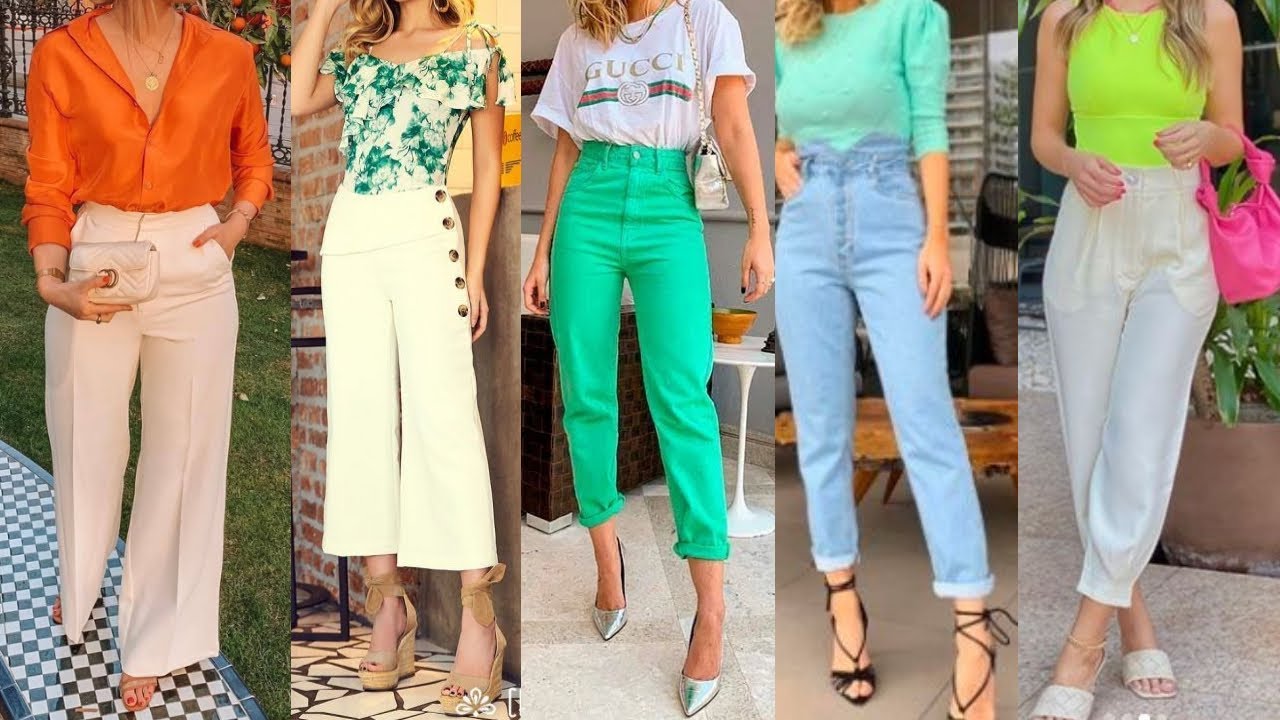 LOOKS con PANTALONES de MODA 2022 2023/ OUTFITS con PANTALONES en