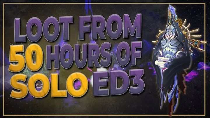 Loot from 50 Hours of Solo Elite Dungeon 3 (The Ambassador)
