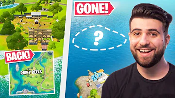 BIG Map Changes! (Risky Reels is BACK, Island Now GONE!) - Fortnite Season 3