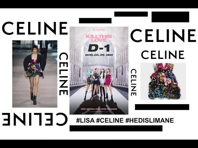 BLACKPINK Lisa Wears Celine by Hedi Slimane Bag