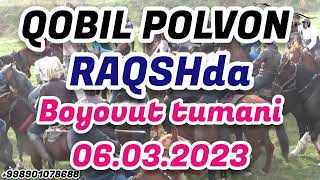 Qobil Polvon Ergash Bobo Holnazarovni Raqsh Laqabli Tulporida. Boyovut Tumani 06.03.2023