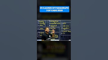 21 Clauses of Paragraph 3 of CARO, 2020 Short Trick 🔥🔥 #Shorts #Audit #CA