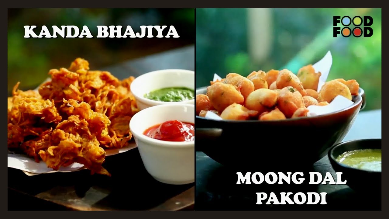 Kanda Bhajiya | कांदा भजिया | Moong Dal Pakodi | मूंग दाल पकोड़ी |  FoodFood