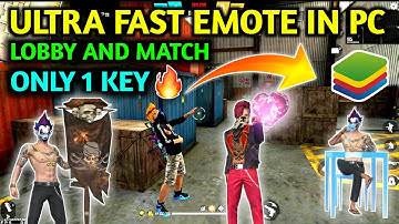 ULTRA FAST EMOTE IN PC  FAST LOL EMOTE I HOW TO DO FAST EMOTE IN BLUESTACKS 5 I B2K FAST EMOTE TRICK