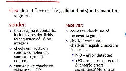 Networking: Unit 3 - The Transport Layer - Lesson 4, Reliable Channel