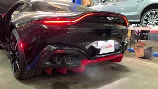 2019 Aston Martin Vantage V8 twin turbo straight pipes