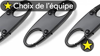 Lot De 12 Tirettes Antivol Pour Fermeture éclair - Mousquetons En S - Pour Sac à Dos, Valise - Vert Et Rose