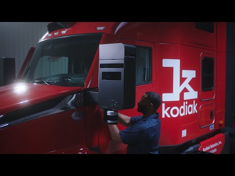 Kodiak’s SensorPods can be changed as quickly and easily as a tire, as demonstrated through a technical partnership with commercial truck maintenance company Southern Tire Mart/Southern Tire Mart at Pilot