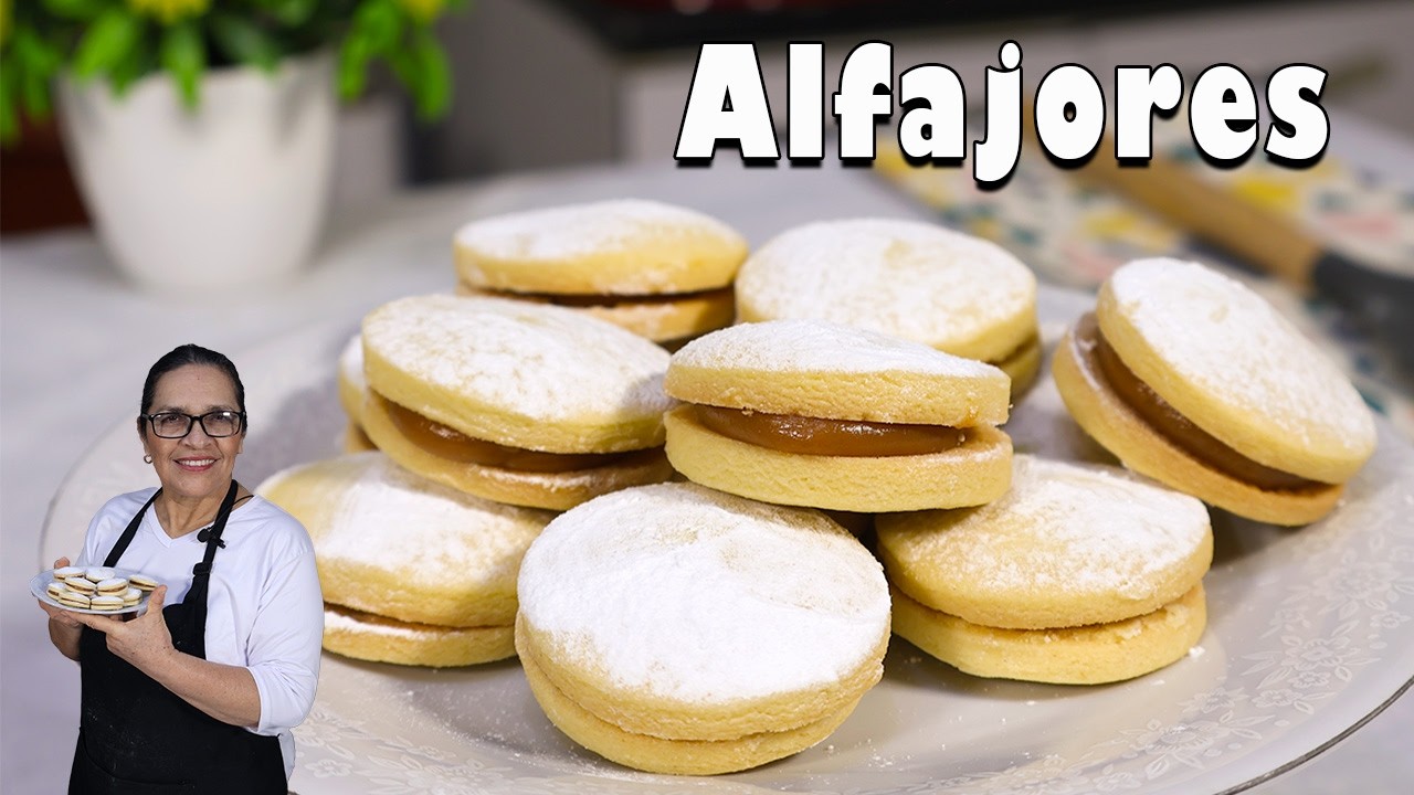 🔥Cómo hacer ALFAJORES CASEROS de MAICENA - PASO a PASO | Victoria Abanto