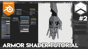 Blender Anime Modeling Violet Evergarden Part 2 - Armor Shader | Nhij Quang - Blender 3D