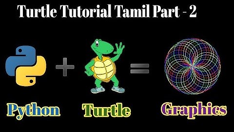 Python Turtle Tutorial (Tamil) - Part 2|python Graphics| Draw Circle Spirograph| Prof.Antony Vijay