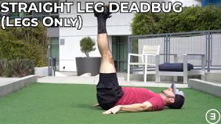 Straight Leg Deadbug (Legs Only)