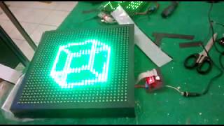 3D Cube P10Green Dmd Arduino Nano