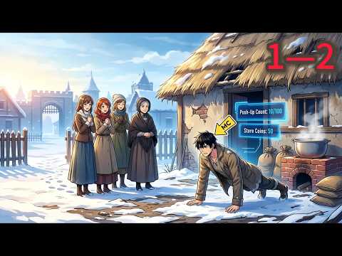 Woke Up Poor With 3 BEAUTIFUL Slave Sisters And A Widow, But His Push-Up System Made Him Their KING