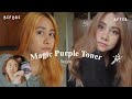 How i fix my brassy orange hair at home with homemade purple toner. Works like MAGIC!