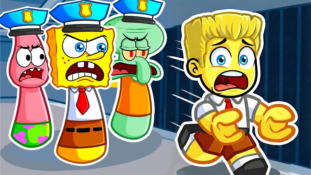 Escape SPRUNKI SPONGEBOB PRISON In Roblox!