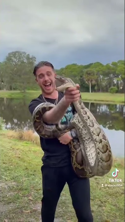 Wild 10 Foot Burmese Python Tried Biting Us Multiple Times! - YouTube