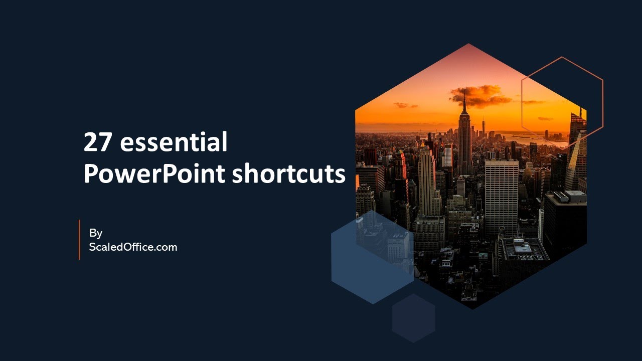 27 Essential PowerPoint Shortcuts for Consultants & Investment Bankers