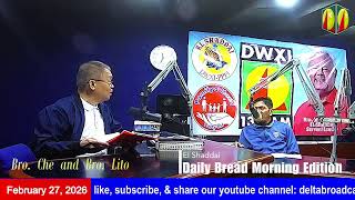 DWXI 1314 AM Live Streaming I Friday (February 27, 2026) #dailybreadmorningedition