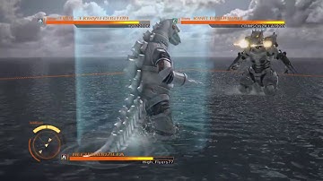 GODZILLA PS4: MechaGodzilla 1974 vs King Ghidorah vs Type-3 Kiryu