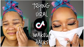 i tried VIRAL tik tok makeup hacks whew girl.★ Jaid0r