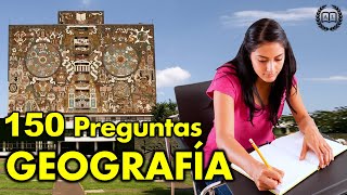 150 Preguntas GEOGRAFÍA 🌎🌍 Examen UNAM