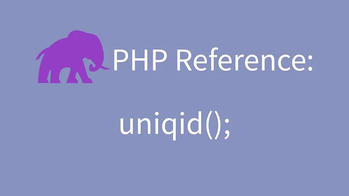 PHP Reference: Generate Unique IDs with uniqid();