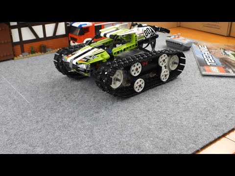 Mit Gumminoppen ist er besser - LEGO® Technic 42065 RC Tracked Racer - mit Verbesserung!
