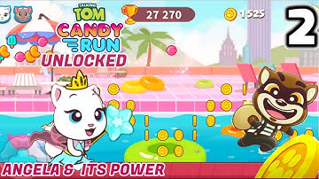 Talking Tom Candy Run - Unlock Angela | Magic Wond & Its Powers | Part 2