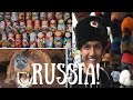 Moscow Market & FIRST TASTE OF RUSSIAN FOOD!