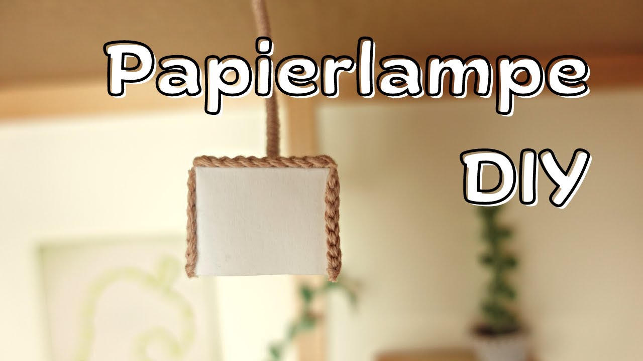 Papierlampe DIY | Puppenmöbel