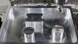 Dynamic Milling 6061 Aluminum with an Indexable Helical Roughing End Mill  Volume Milling Demo