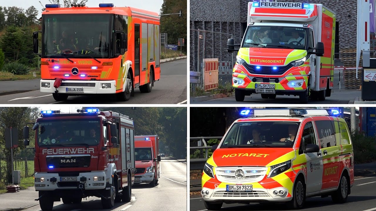 [JOLA-Rent Econic HLF] Einsatzfahrten der Feuerwehr Hürth