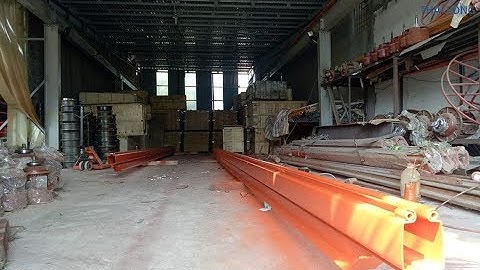 Giao dầm cầu trục monorail cho khách hàng tại xưởng Thái Long