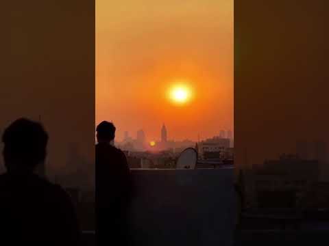 غروب الشمس في مصر اليوم