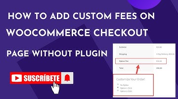 How To Add Custom Fees on Woocommerce Checkout Page Without Plugin |  Add Custom fee without plugin