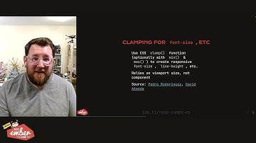 EmberConf 2022 - Responsive Components: Present & Future by James Steinbach
