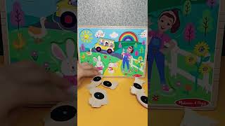 Super fun Ms Rachel wooden puzzle