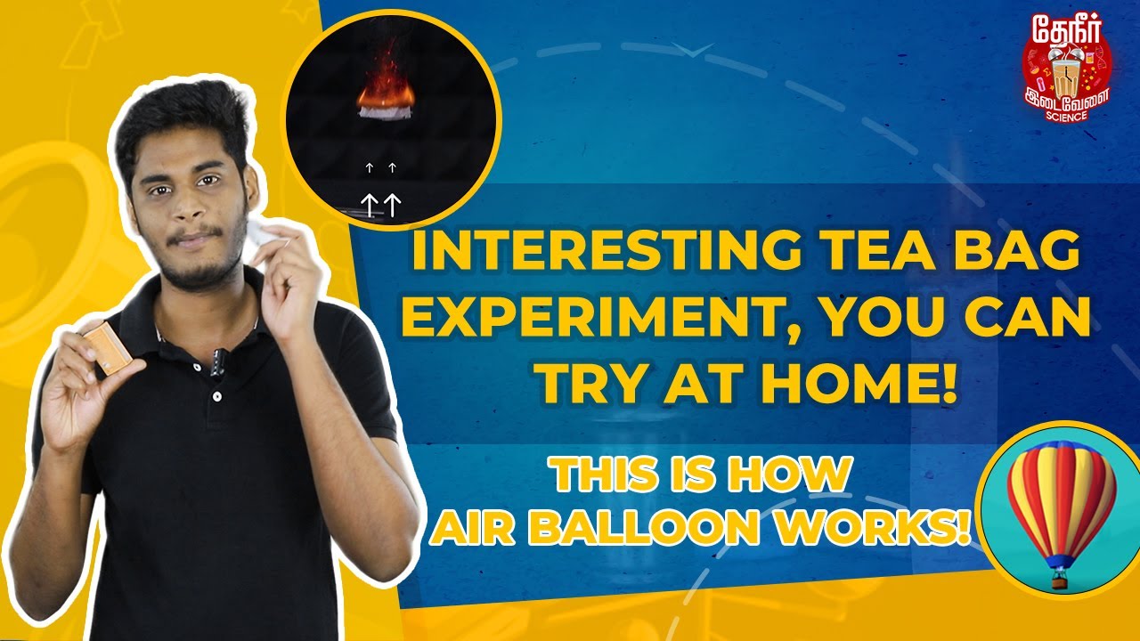 Tea bag burning experiment This is how air balloon works Theneer