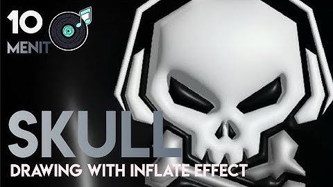 Inflate Art Design | SKULL #digitalart #voxel #modeling #minecraft  #rendering #architecture